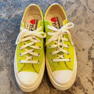 converse& play comme des garçon shoes size 5️⃣